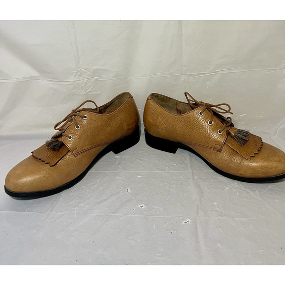 ARIAT Western Jamie Leather Kiltie Oxfords Tassels Shoes Women's Size 8.5 - Picture 11 of 16
